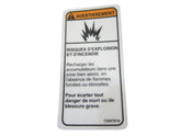 1704797 Decal, Fire Hazard (Can Fre) | JLG